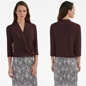 M.M.Lafleur The Deneuve 3.0 Wrap Top